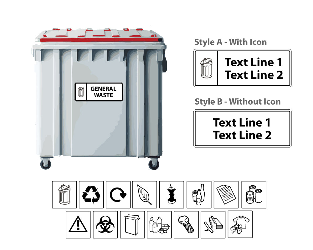 Industrial Bin Labels - Printed