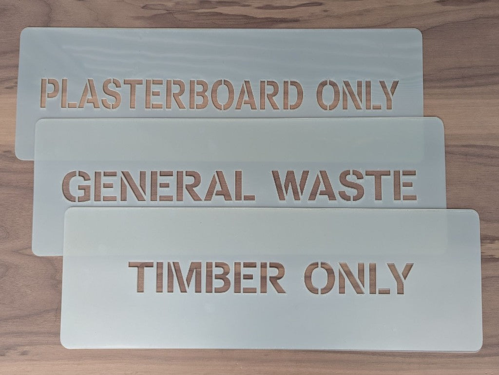 Industrial Bin - Custom Stencil