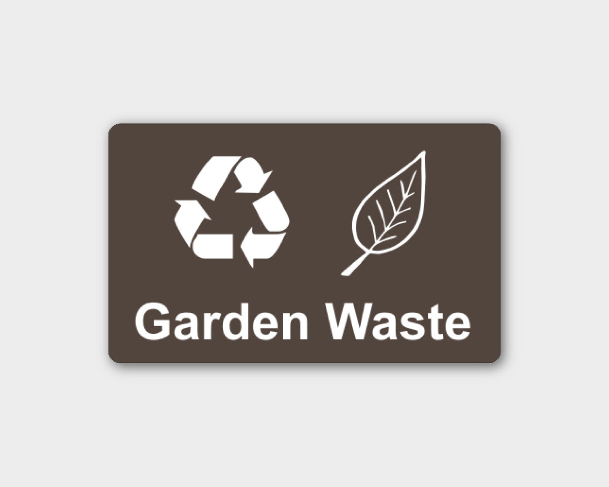 Recycling Sticker - Garden Waste