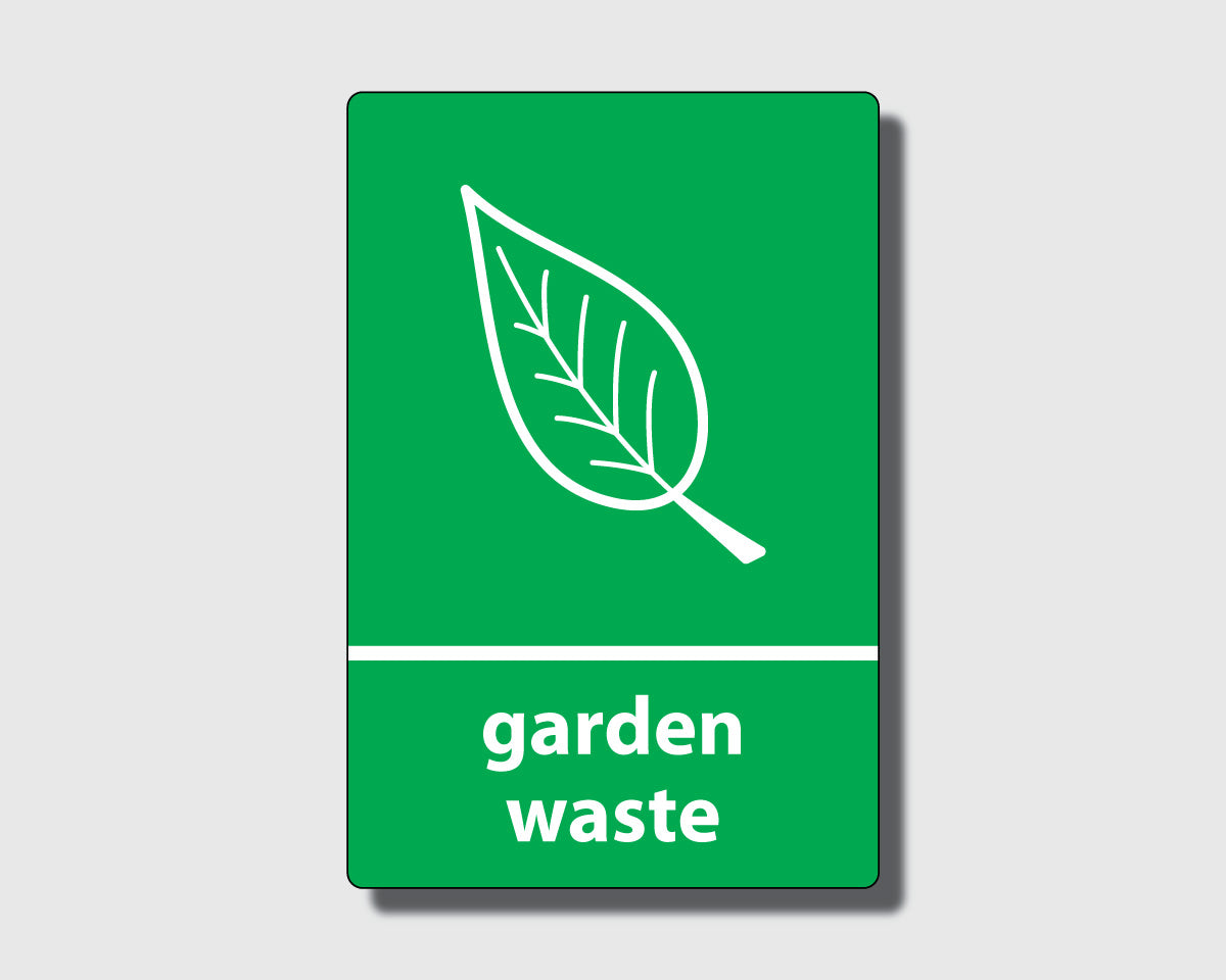 Recycling Sticker - Garden Waste (WRAP Compliant) - RW016