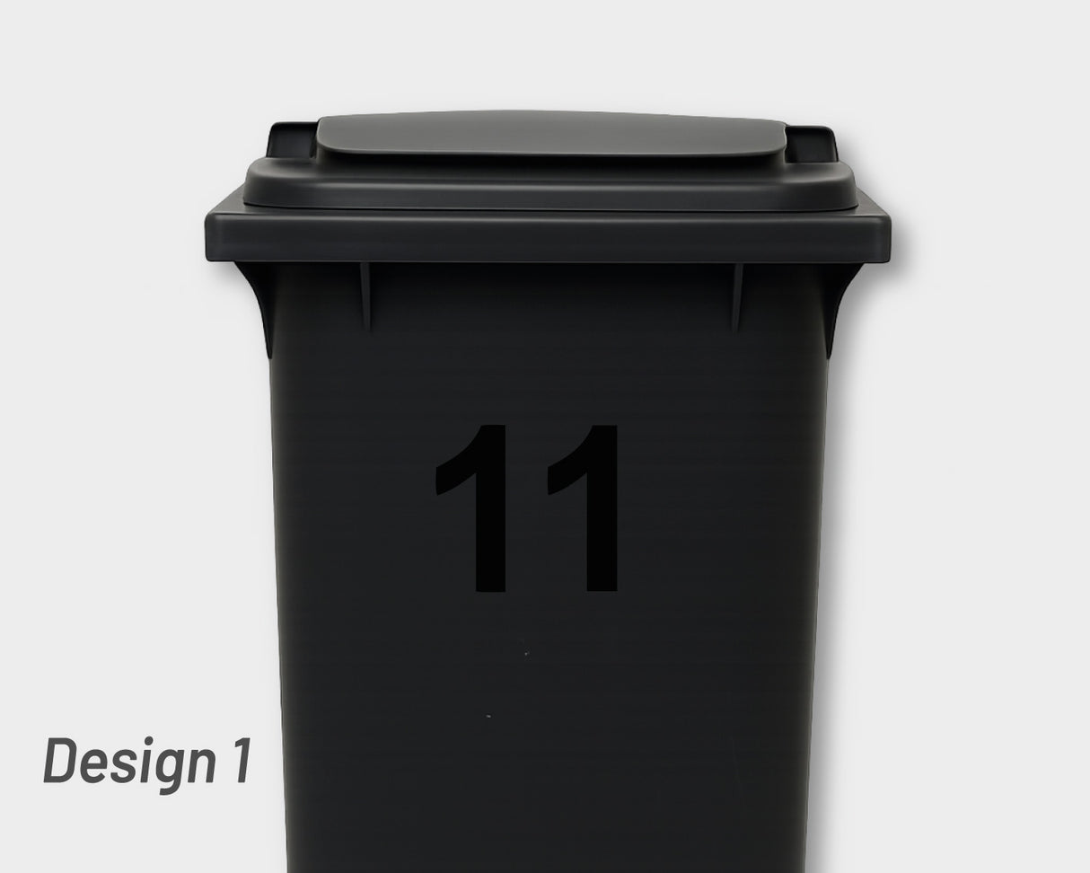 BULK PACK - Bin Numbers - 4 x Regular 4 x Small