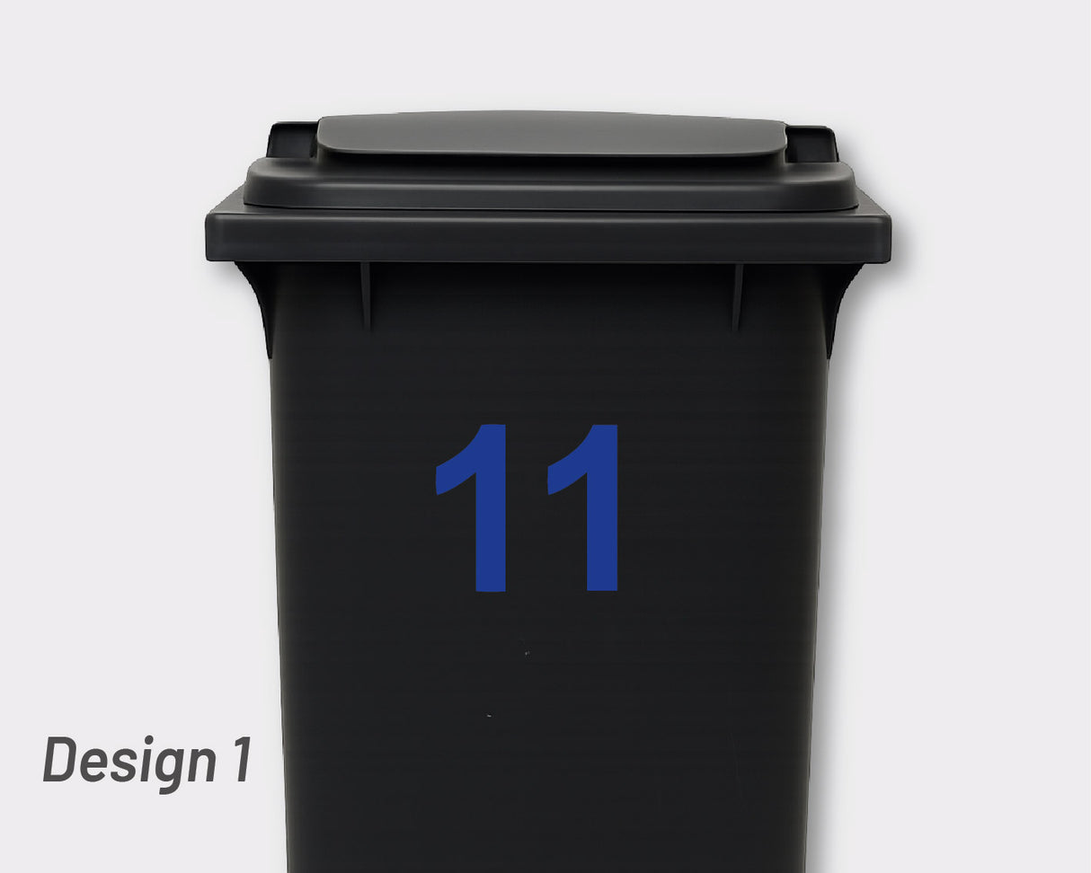 Bin Number Label