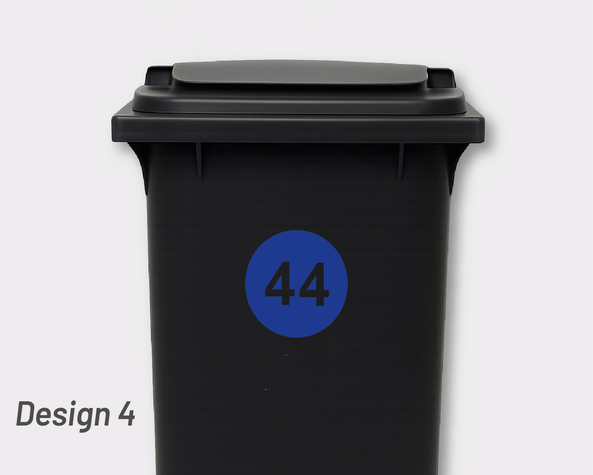 BULK PACK - Bin Numbers - 4 x Regular 4 x Small
