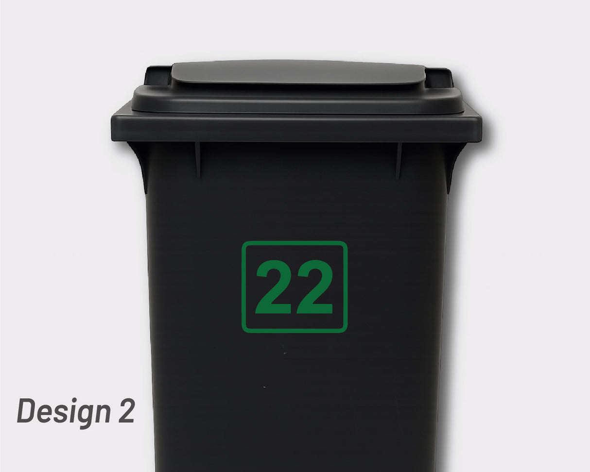 Bin Number Label