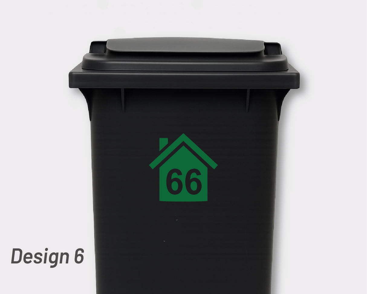 BULK PACK - Bin Numbers - 4 x Regular 4 x Small