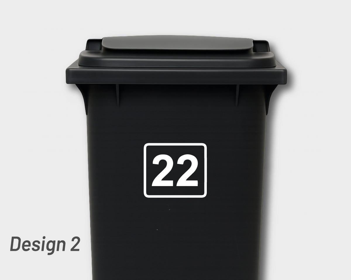 Bin Number Label