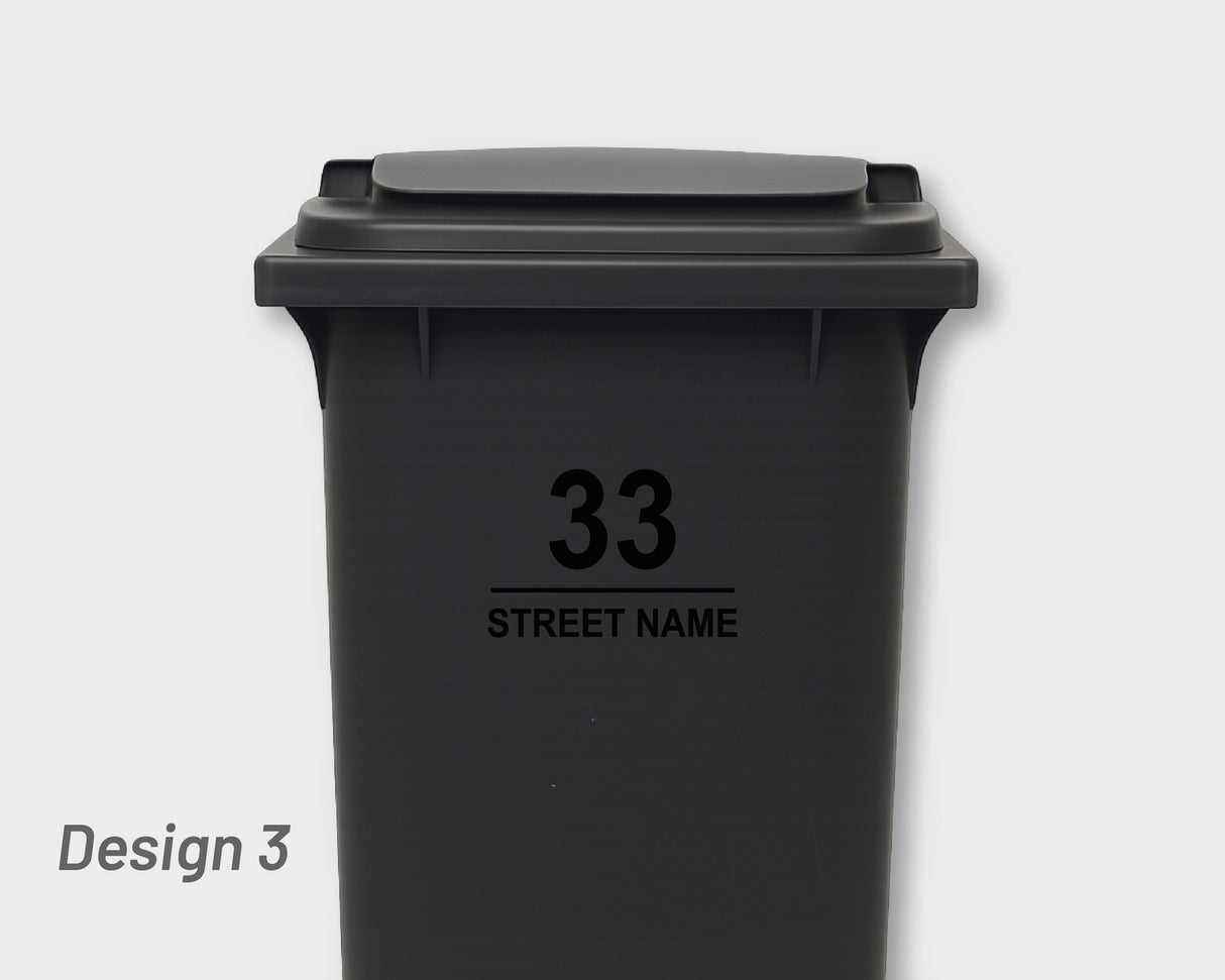Bin Address Label / House Name