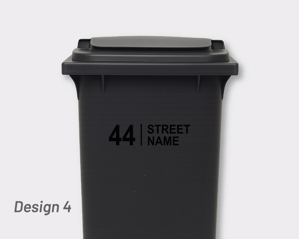 Bin Address Label / House Name