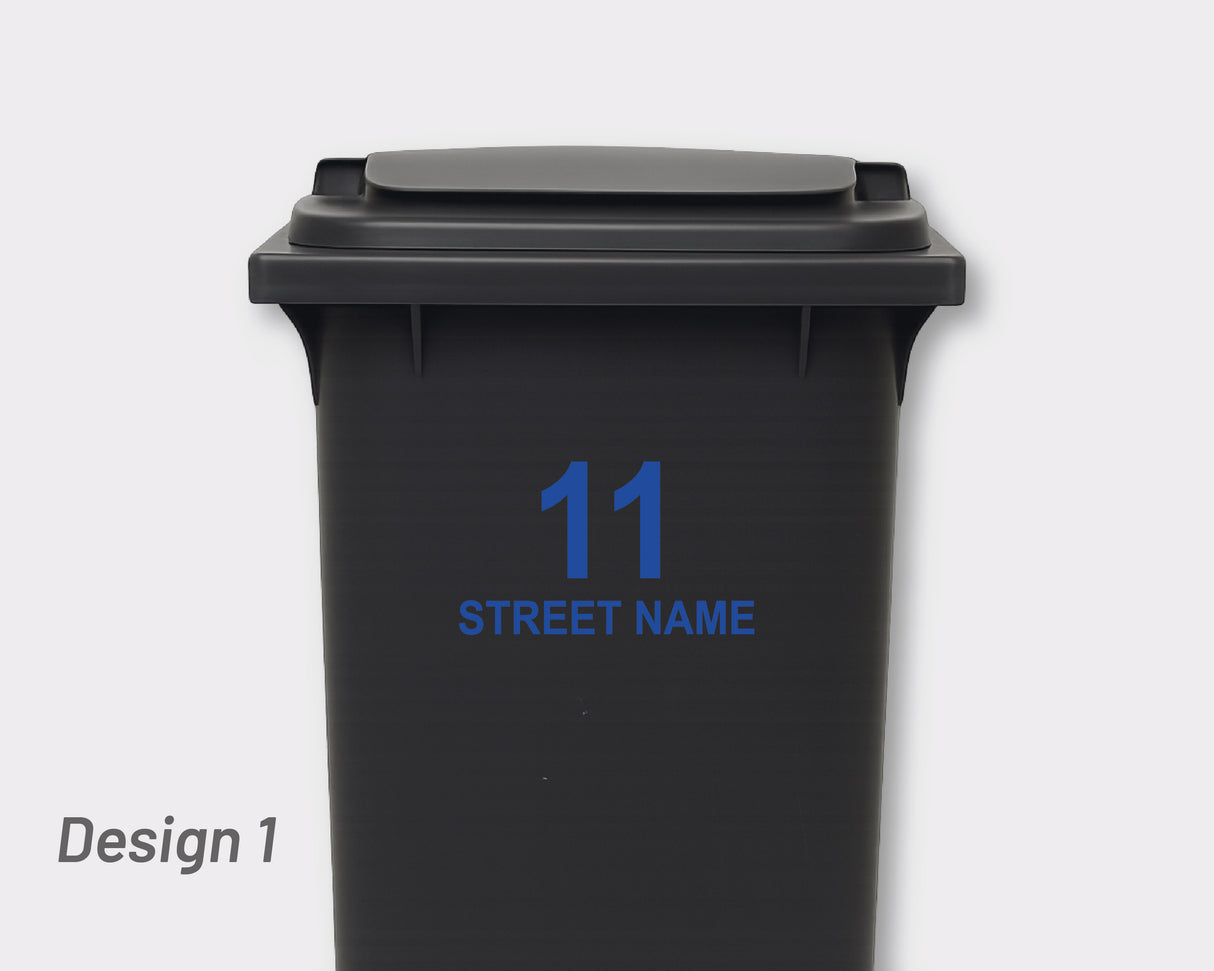 Bin Address Label / House Name