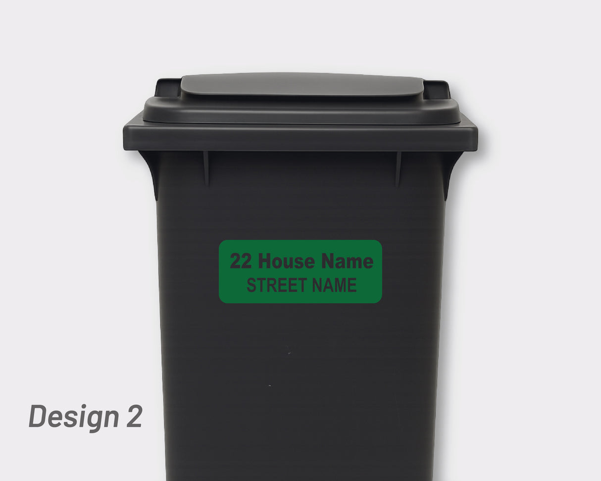 Bin Address Label / House Name