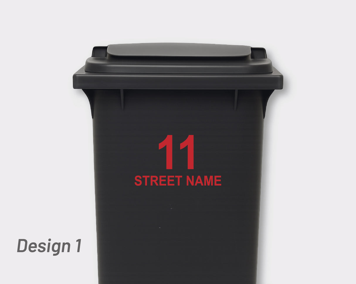 Bin Address Label / House Name