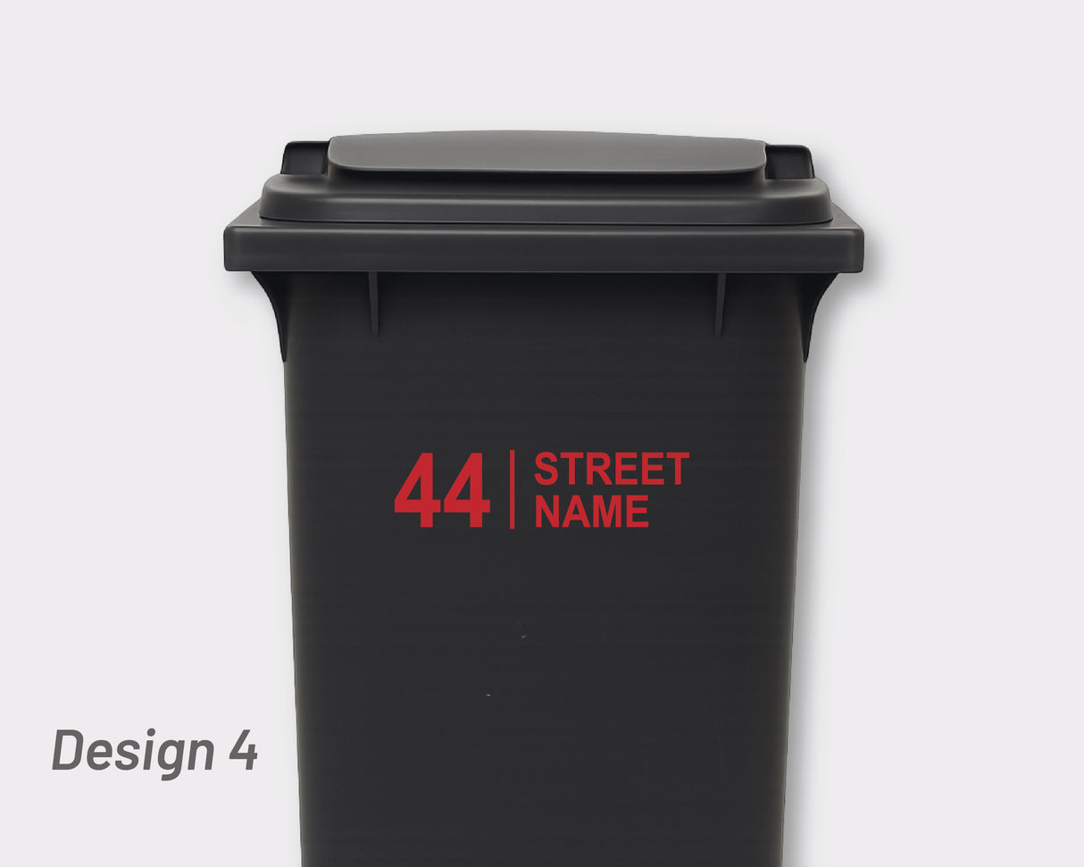 Bin Address Label / House Name