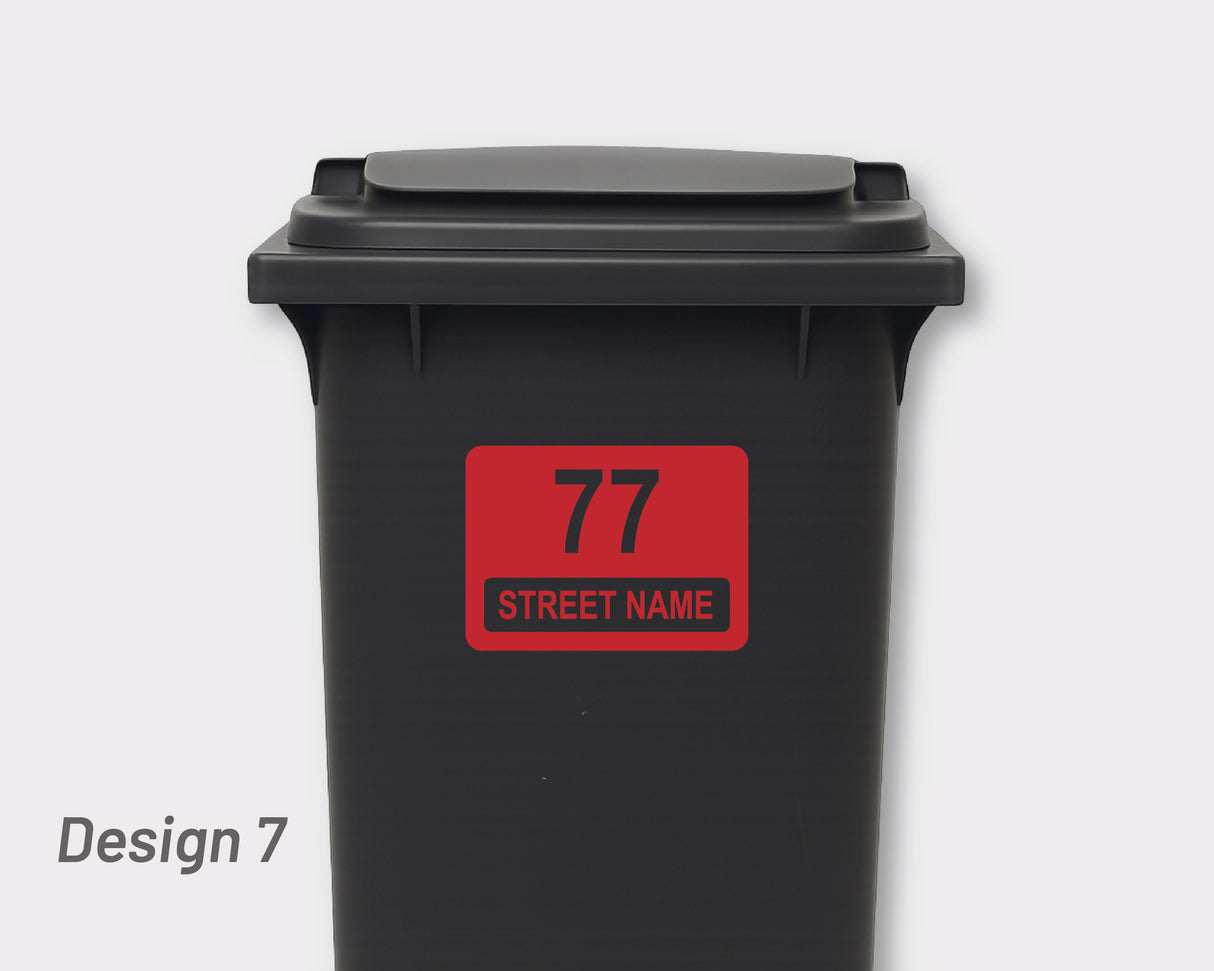 Bin Address Label / House Name