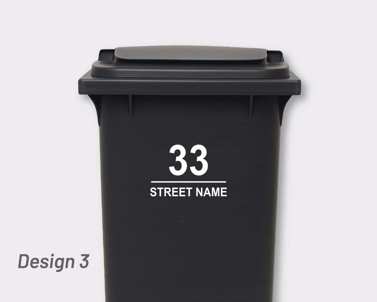 Bin Address Label / House Name