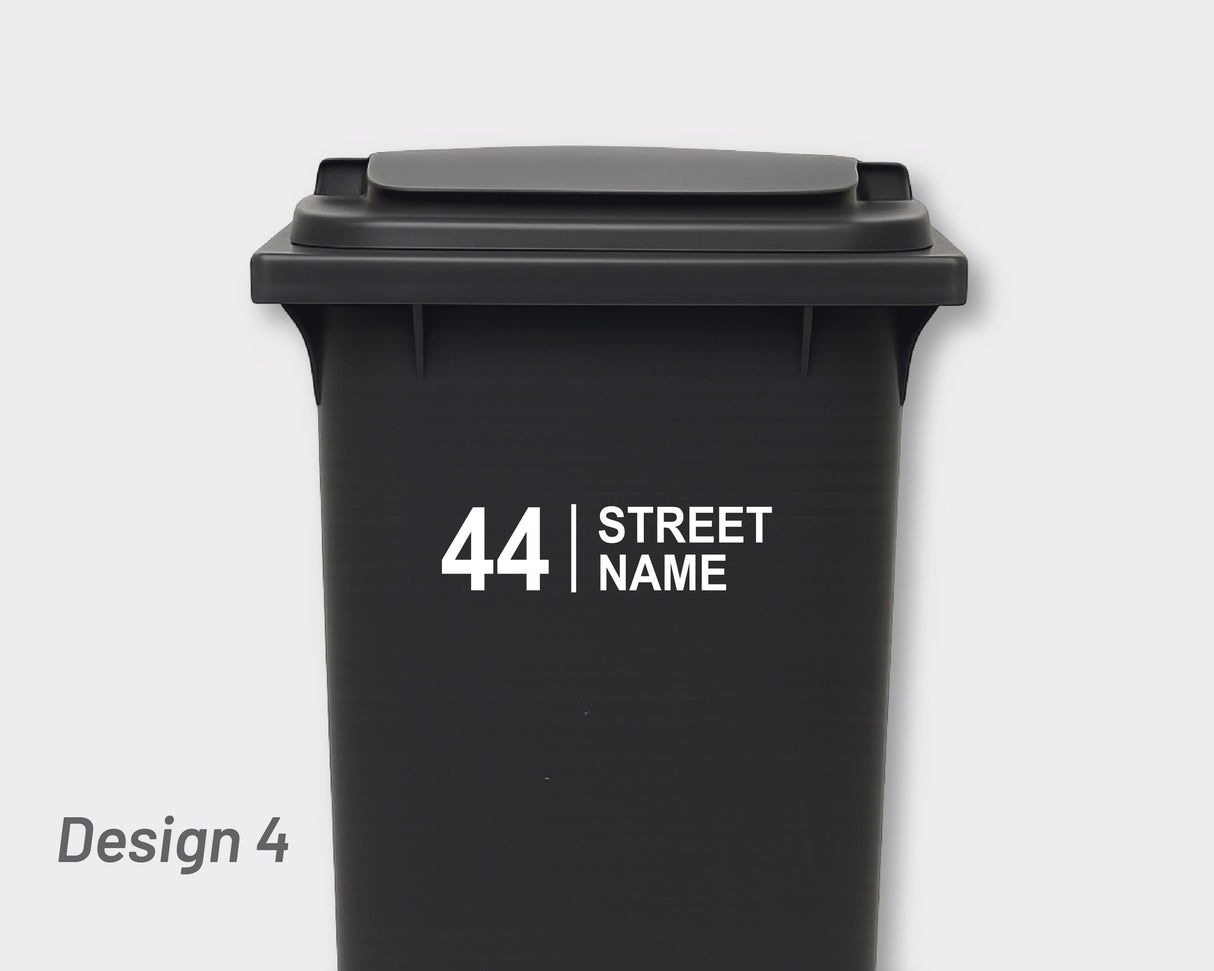 Bin Address Label / House Name