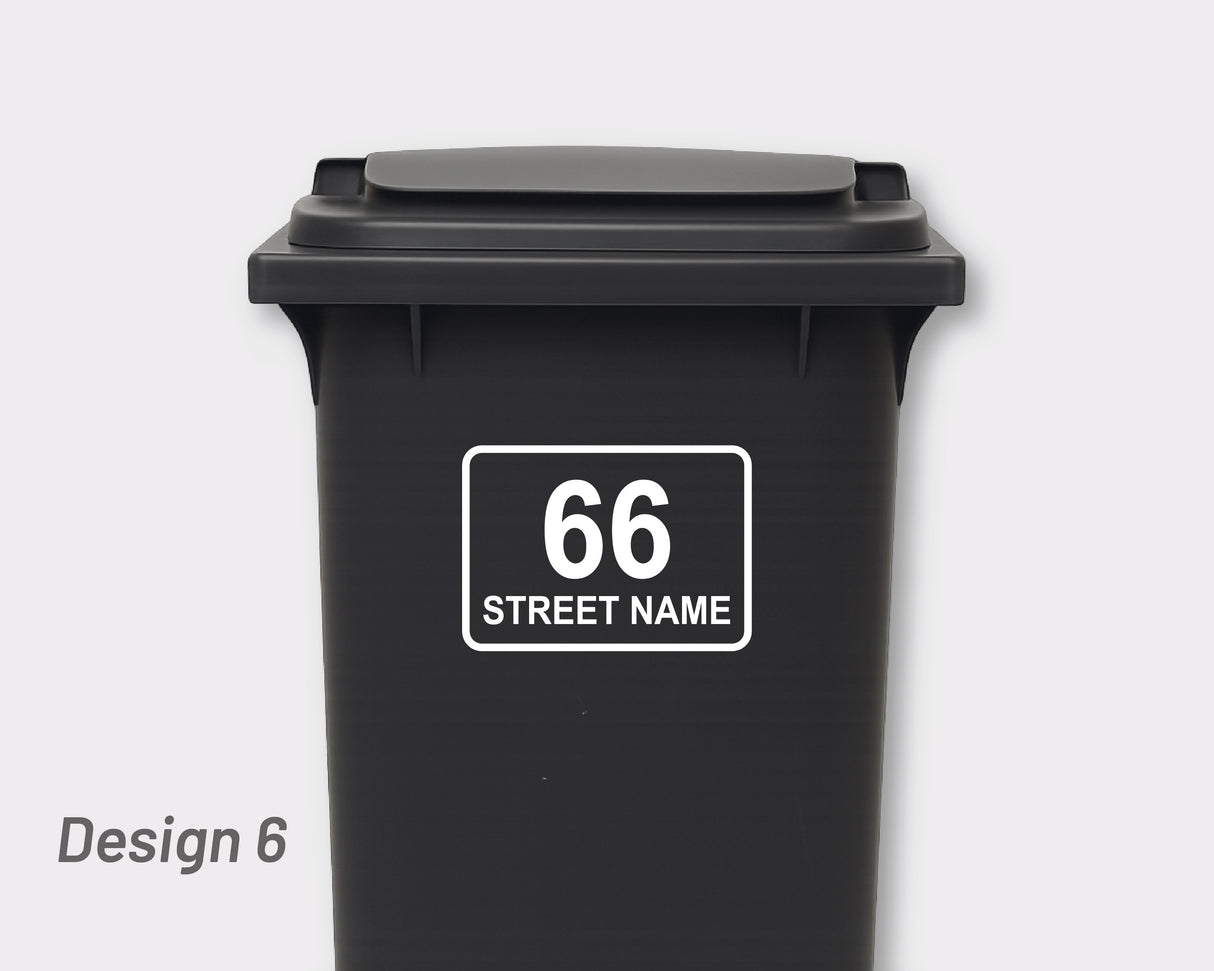 Bin Address Label / House Name