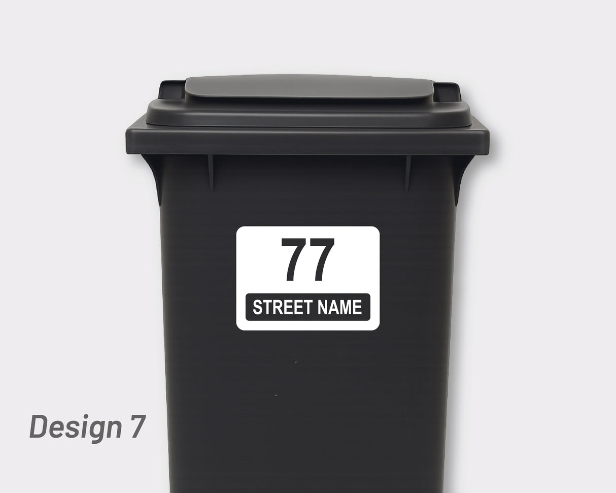 Bin Address Label / House Name