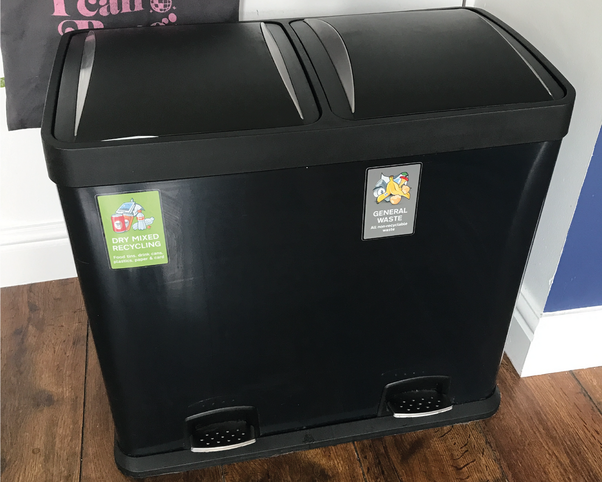 Pack of 7 Premium Wheelie Bin Waste Type Stickers