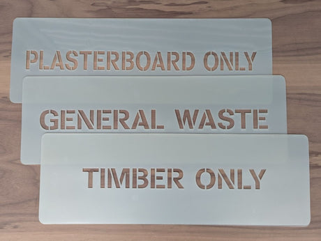 Industrial Bin - Custom Stencil