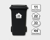 [Set of 4] Printed Bin Address Label / House Name