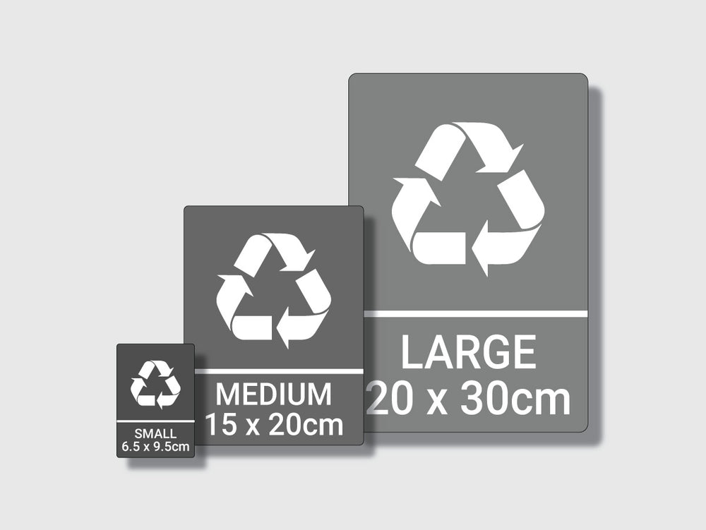 Recycling Sticker - Cooking Oil (WRAP Compliant) - RW036