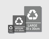 Recycling Sticker - Clinical Waste (WRAP Compliant) - RW026