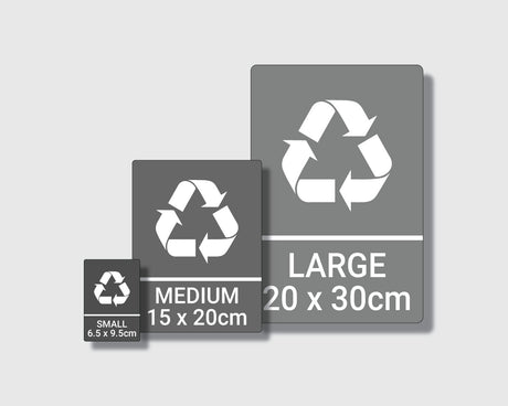 Recycling Sticker - Food tins and Drink Cans (WRAP Compliant) - RW012
