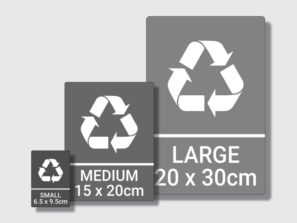 Recyclin Code Sticker Recycling Sticker - Cardboard (WRAP Compliant) - RW011 – Wheelie ...