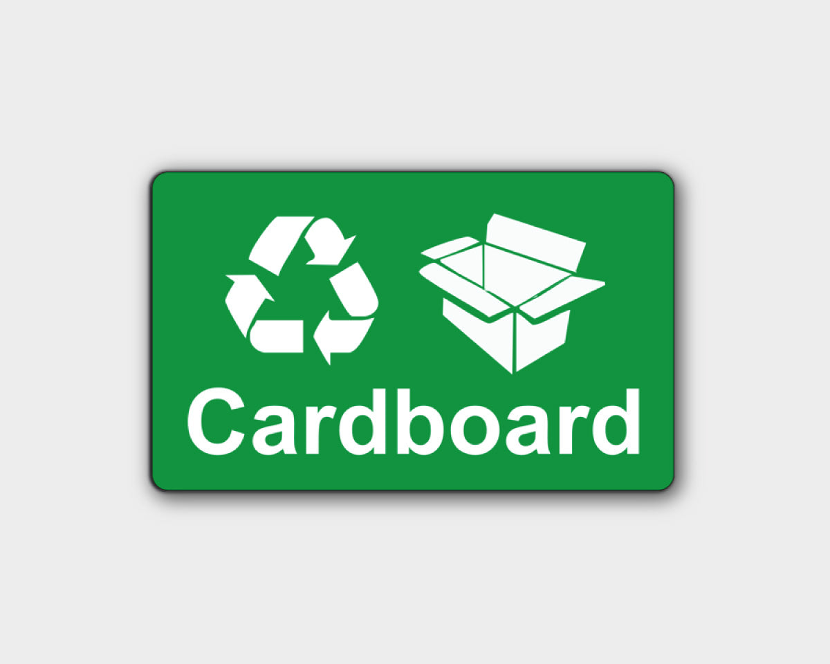 Recycling Sticker - Cardboard