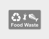 Recycling Sticker - Food Waste