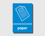 Recycling Sticker - Paper (WRAP Compliant) - RW010