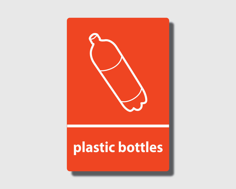 Recycling Sticker - Plastic Bottles (WRAP Compliant) - RW015 – Wheelie ...