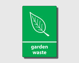 Recycling Sticker - Garden Waste (WRAP Compliant) - RW016