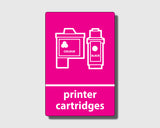Recycling Sticker - Printer Cartridges (WRAP Compliant) - RW025
