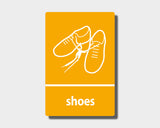 Recycling Sticker - Shoes (WRAP Compliant) - RW032