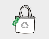 Recycling Bag Labels - Plastic Tag