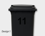 Bin Number Label