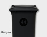 Bin Number Label