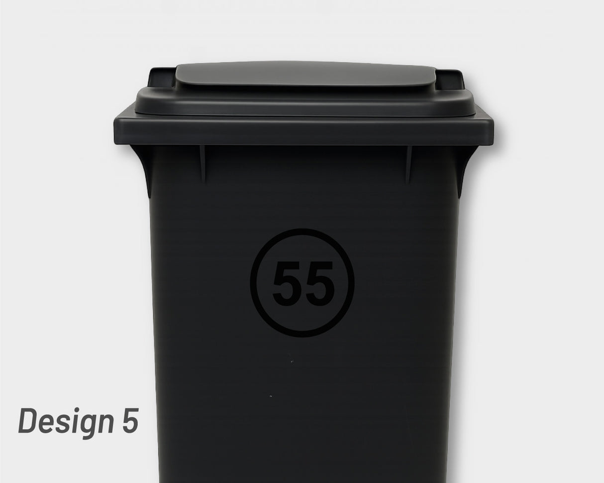 Bin Number Label
