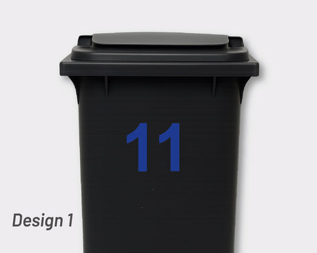 Bin Number Label