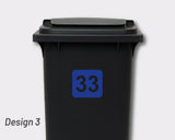 Bin Number Label