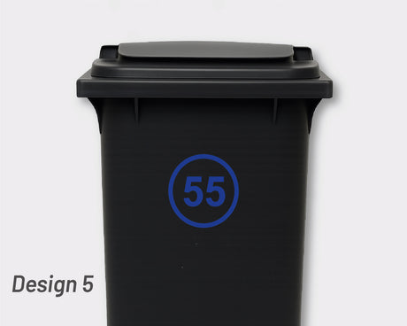 Bin Number Label