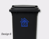 Bin Number Label