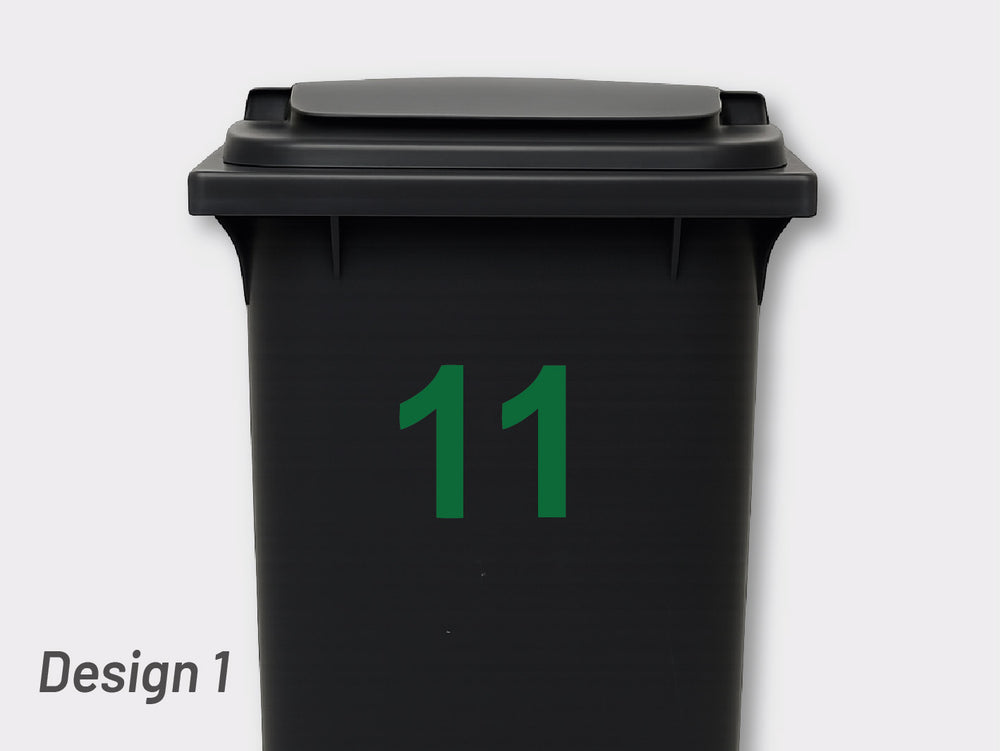 Bin Number Label