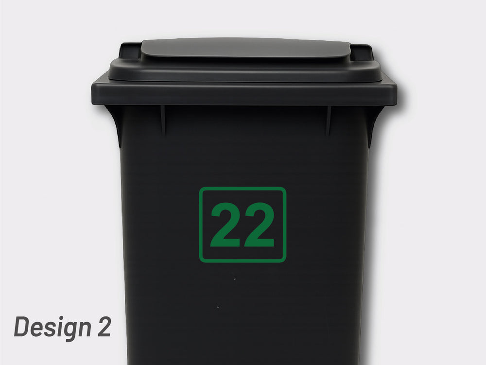 Bin Number Label