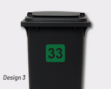 Bin Number Label