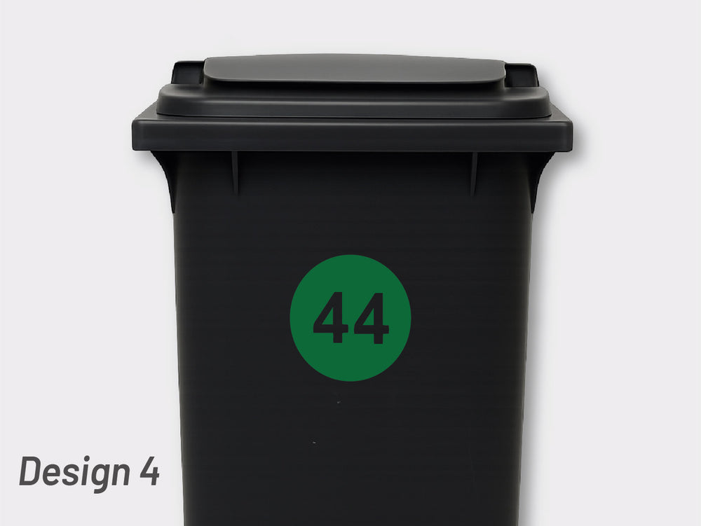 Bin Number Label