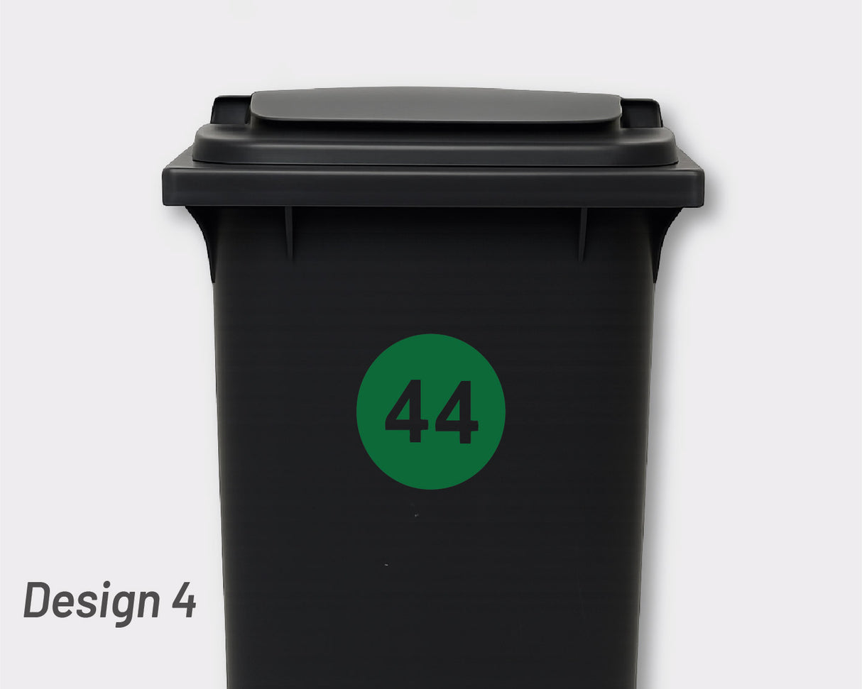 Bin Number Label