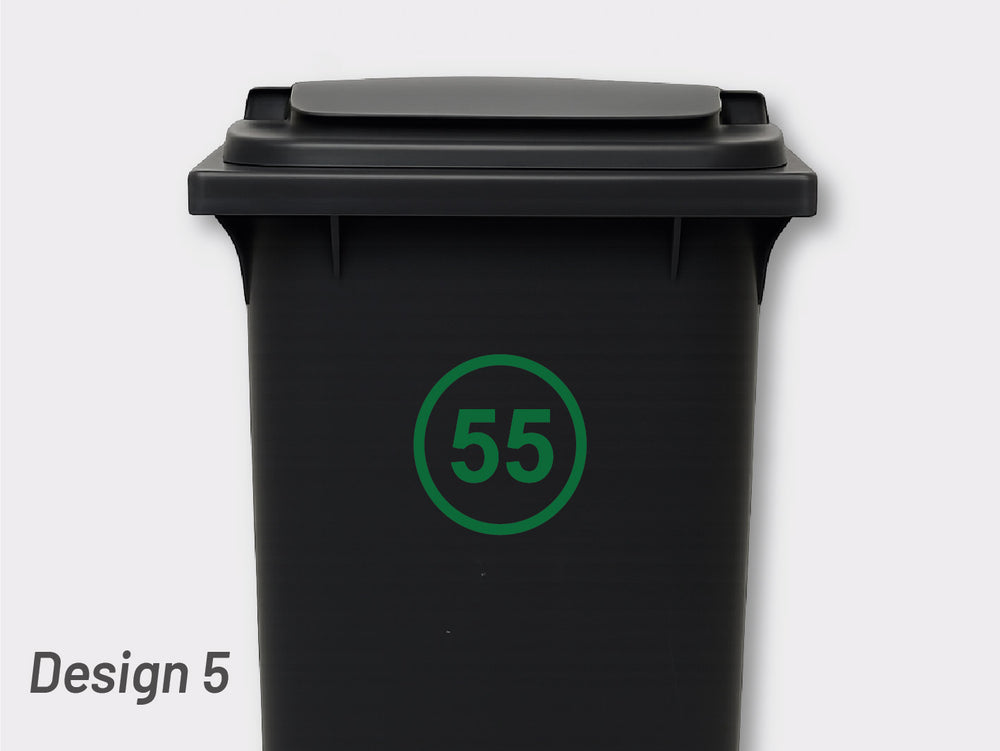 Bin Number Label