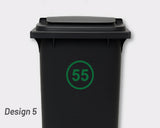Bin Number Label